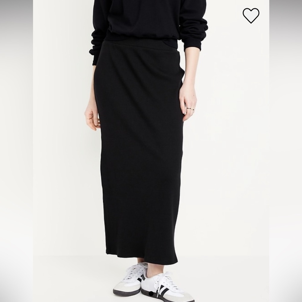 Old Navy High Waisted Rib Knit Skirt
